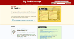 Desktop Screenshot of bigreddirectory.ca