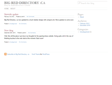 Tablet Screenshot of blog.bigreddirectory.ca